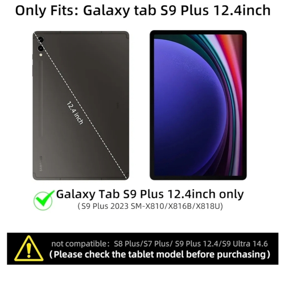 Galaxy tab S9 plus case with keyboard - Picture 2 of 2